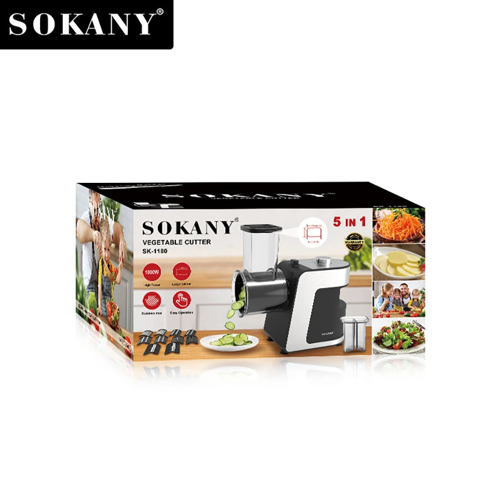 High Power Stainless Steel Multi Function Kitchen Chopper 1000W