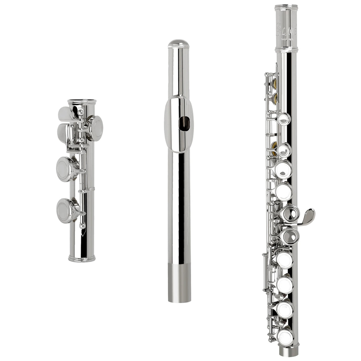 Professional Concert Flute C Key with Cleaning Kit