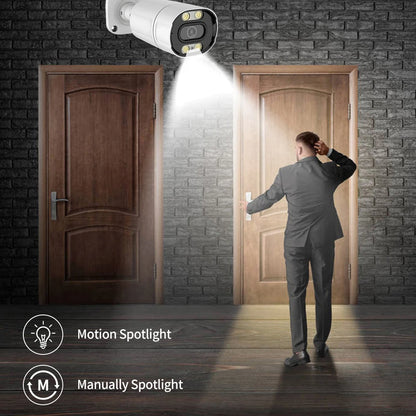 5MP 4-Camera 8CH NVR Security System 1TB