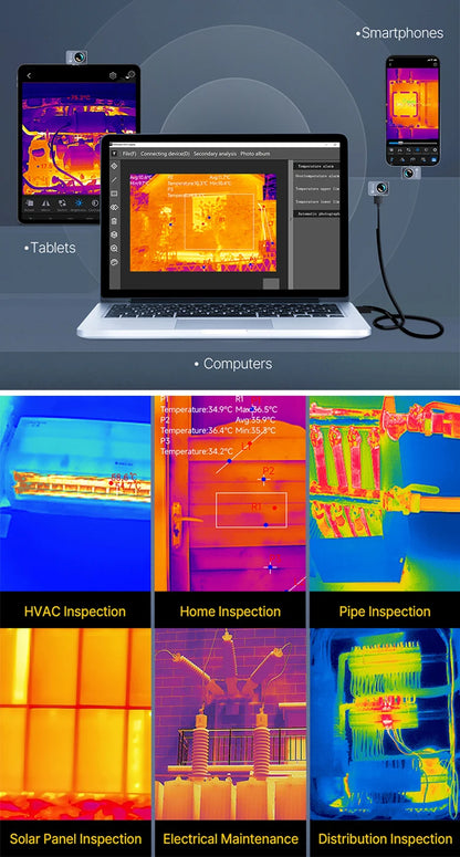 High-Resolution P2 Thermal Imager for Inspection & Repair
