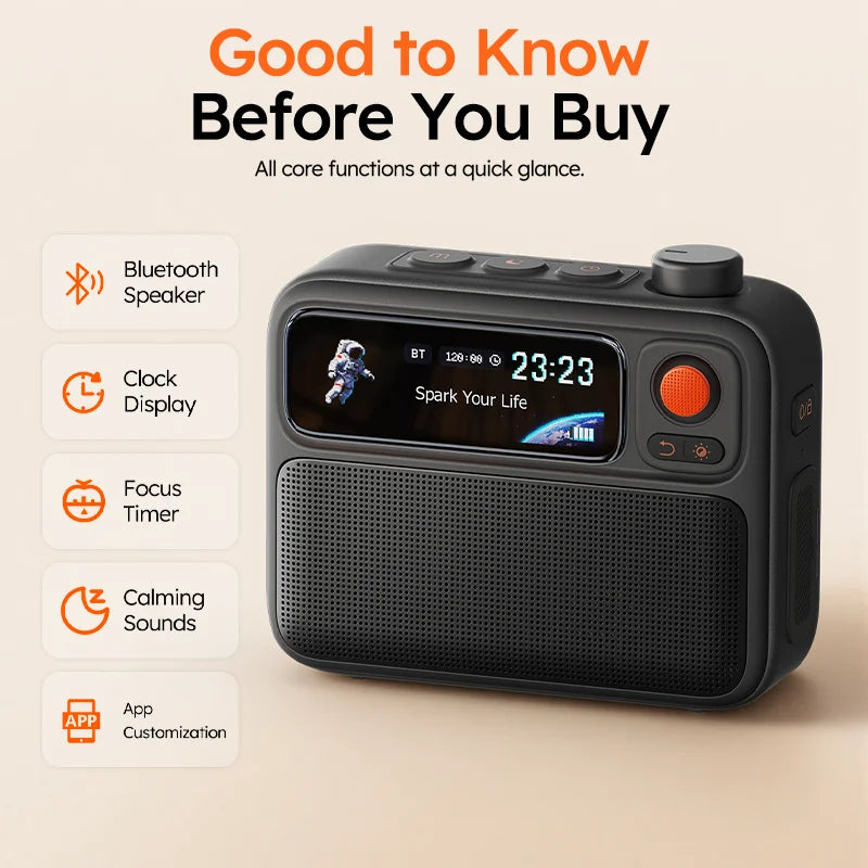 Smart Sleep Sound Machine with Ambient Night Light & App Control
