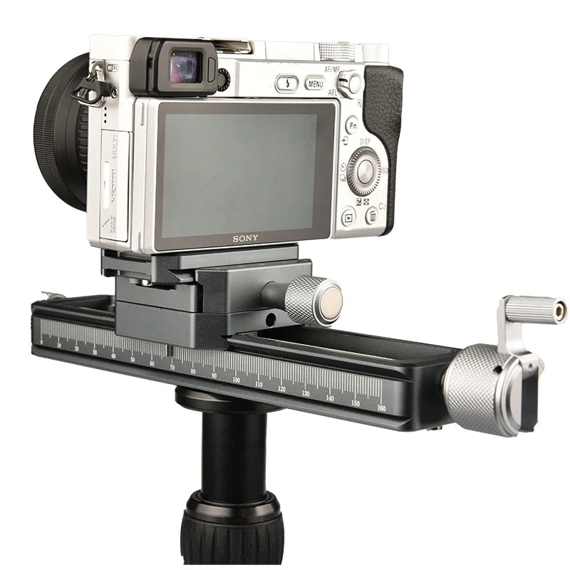 Vlogging and Macro Camera Rail with Quick Release System