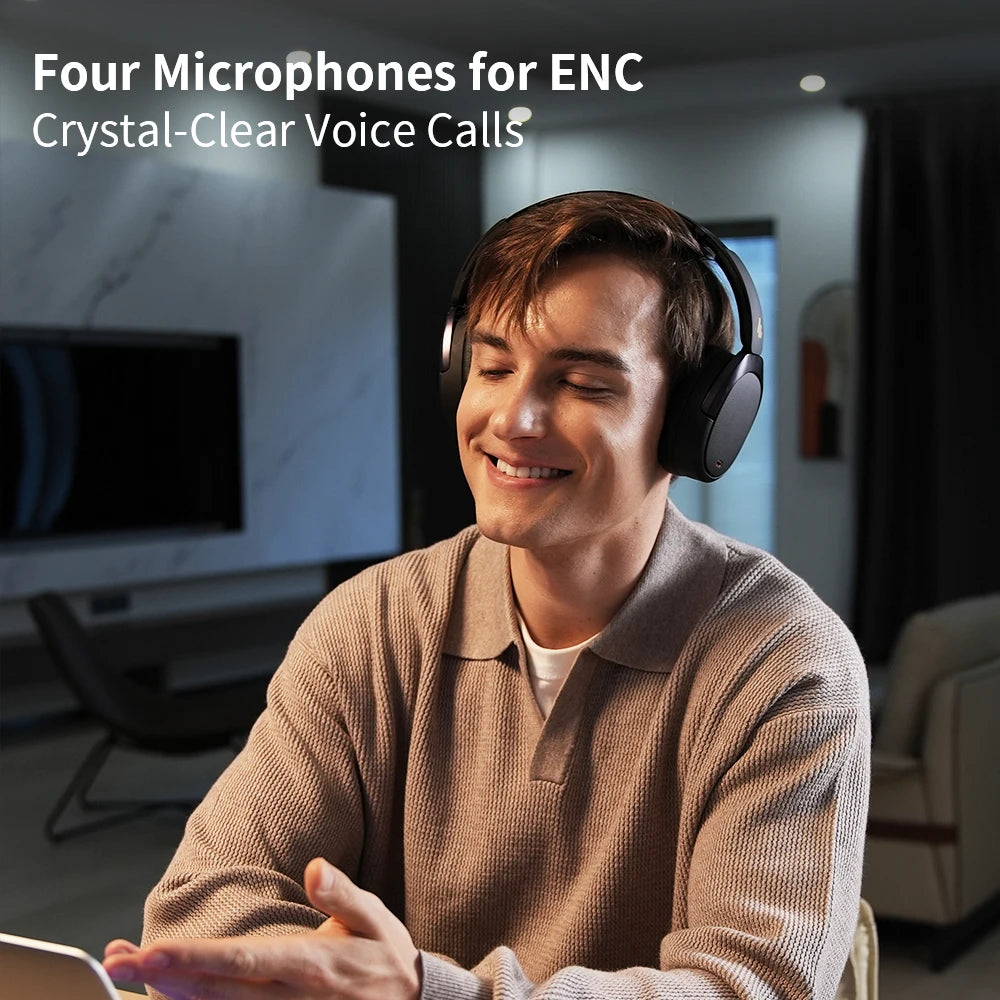 Premium Active Noise Cancelling Wireless Headphones Bluetooth 5.3