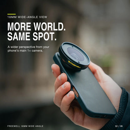 16mm Wide Angle Smartphone Lens 105 Degree FOV Expansion