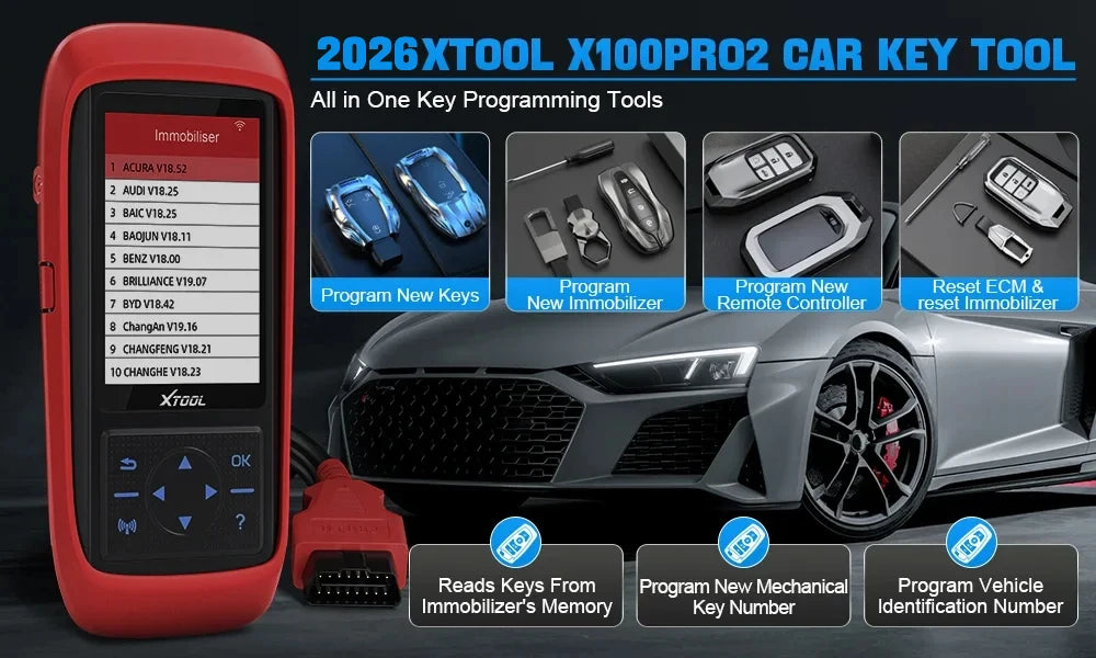 Professional OBD2 Key Programmer with EEPROM Adapter