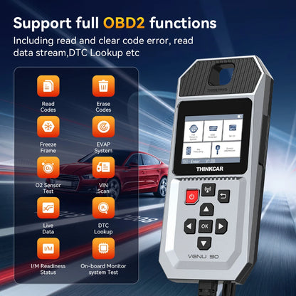 WiFi Car Diagnostic Scanner with Tire Pressure Monitoring Kit