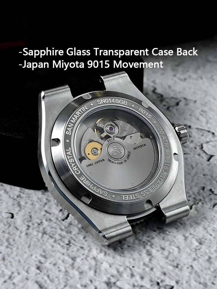 40mm Blue Vortex Automatic Diver Watch