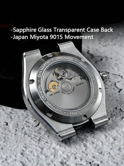 40mm Blue Vortex Automatic Diver Watch