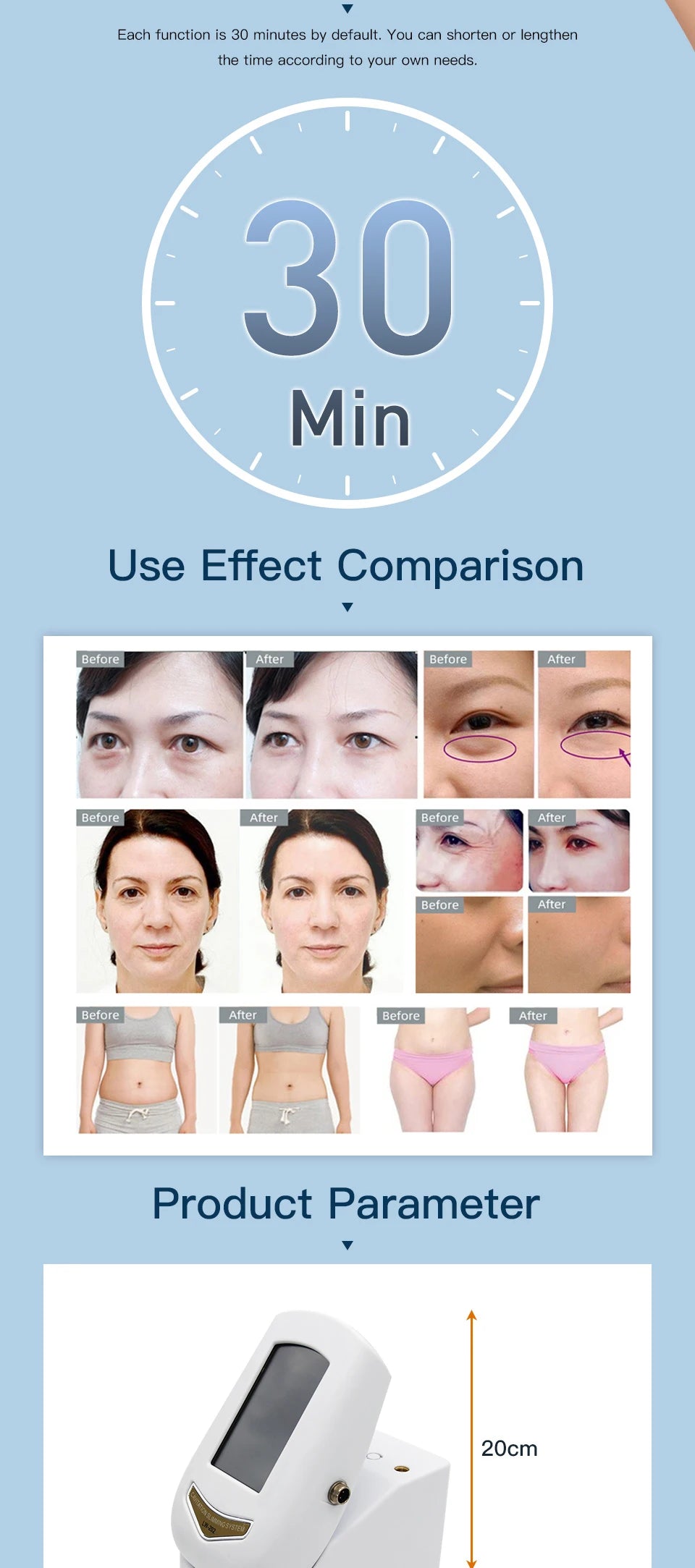 3-in-1 Ultrasonic Body Slimming Machine with RF Therapy