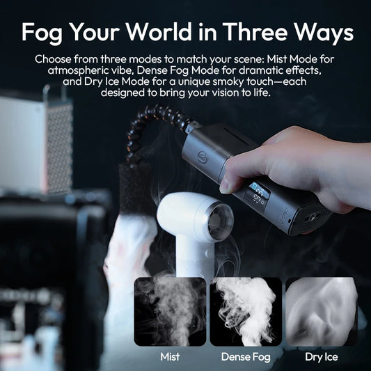 Portable Handheld Fog Machine for Photography and Video Effects