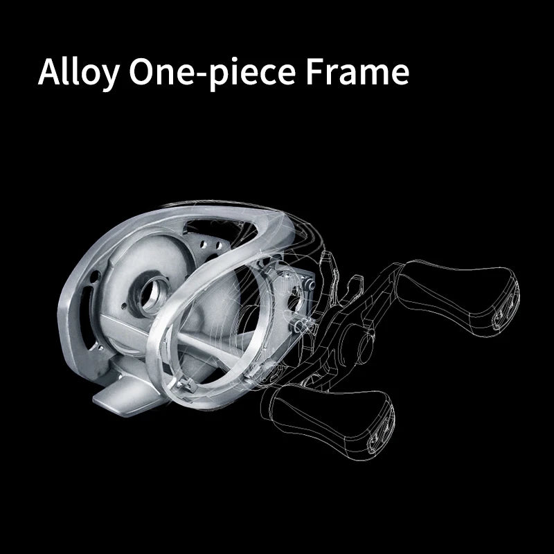 Lightweight Baitcasting Reel 139g 5.8g Spool 4kg Drag