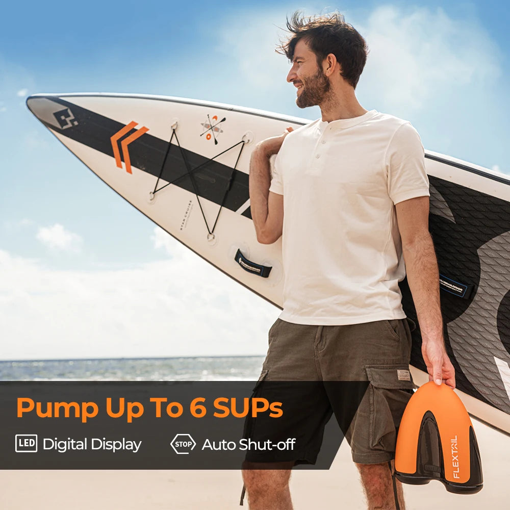 Cordless SUP Air Pump 20PSI Rechargeable Portable Inflator