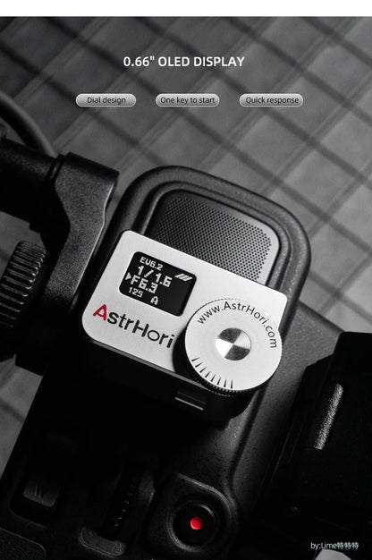Camera Light Meter with Dual Dials for DSLR Photography