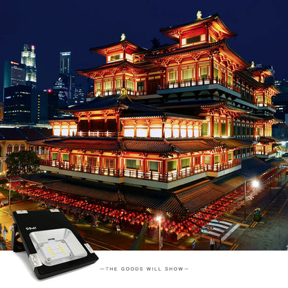 Waterproof 30W LED Floodlight with Zigbee Control