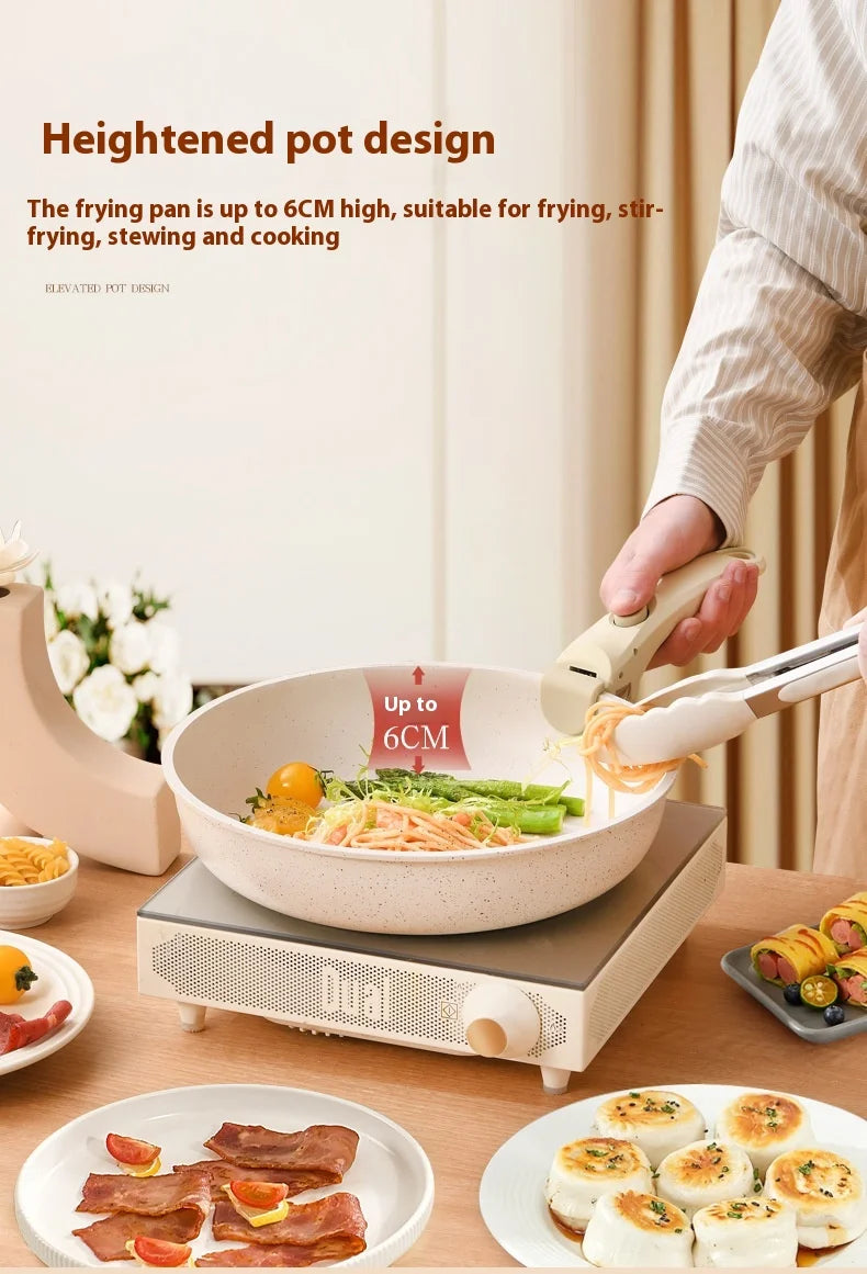 12 Piece Non-Stick Cookware Set with Removable Handle
