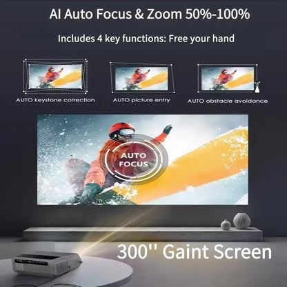 HDR 4K Projector Native 1080P Wifi 5G Home Cinema