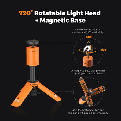Telescopic Lantern with 12000mAh Rechargeable Battery