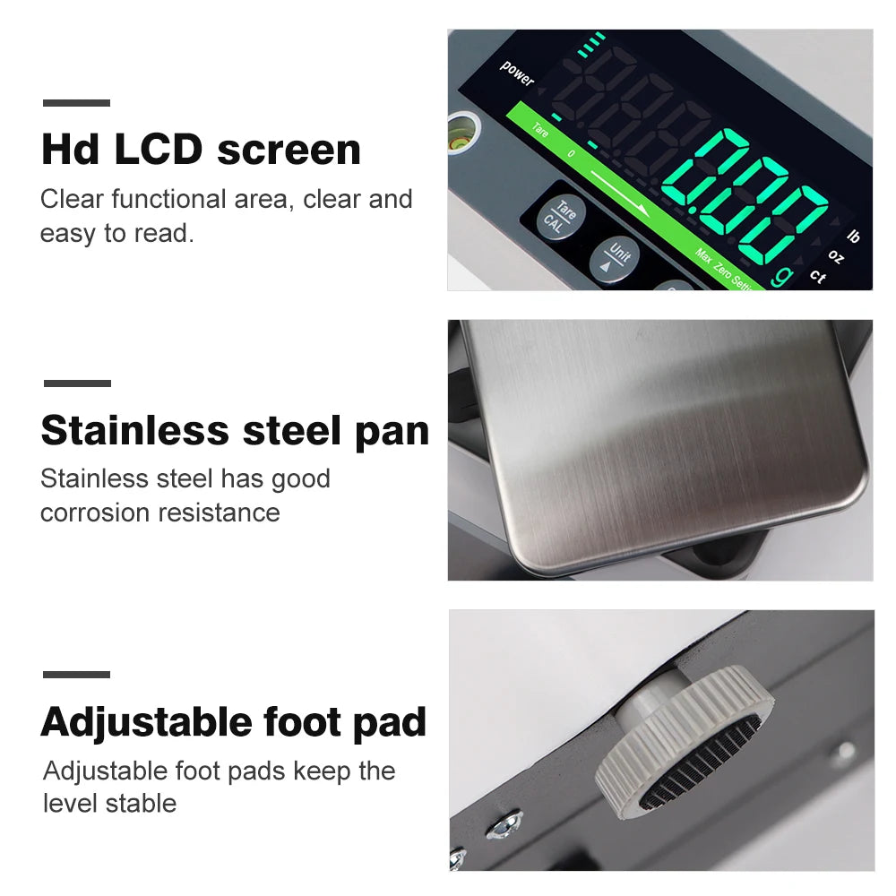 5KG High-Precision LCD Electronic Kitchen Scale 0.01g