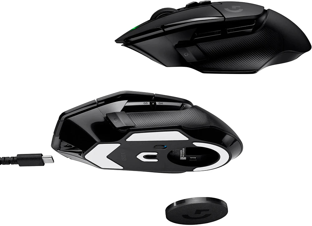 Black Wireless Gaming Mouse LIGHTSPEED HERO 25K