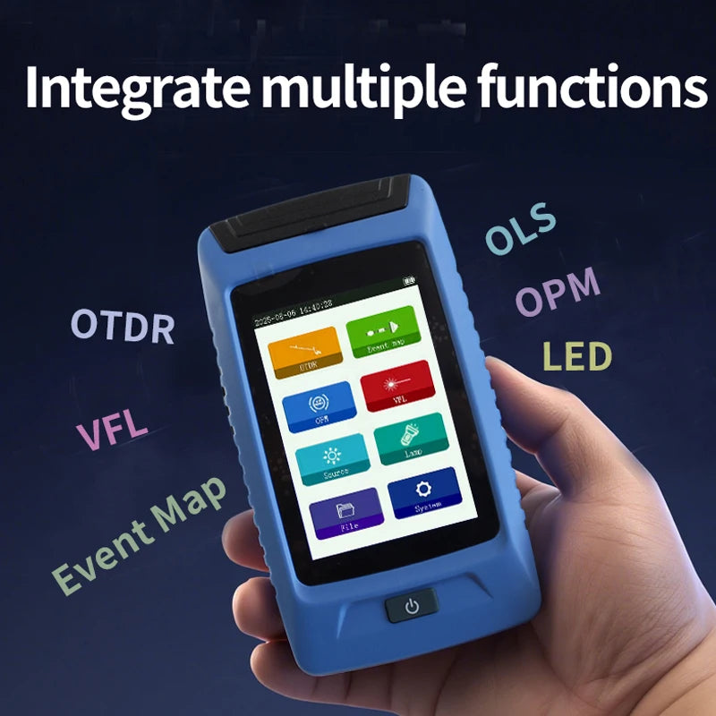 Mini Fiber Optic OTDR Tester with VFL and OPM