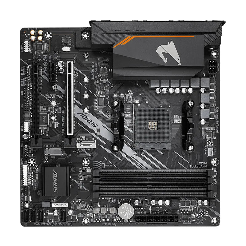 B550M AORUS ELITE Micro-ATX Motherboard AM4 Ryzen