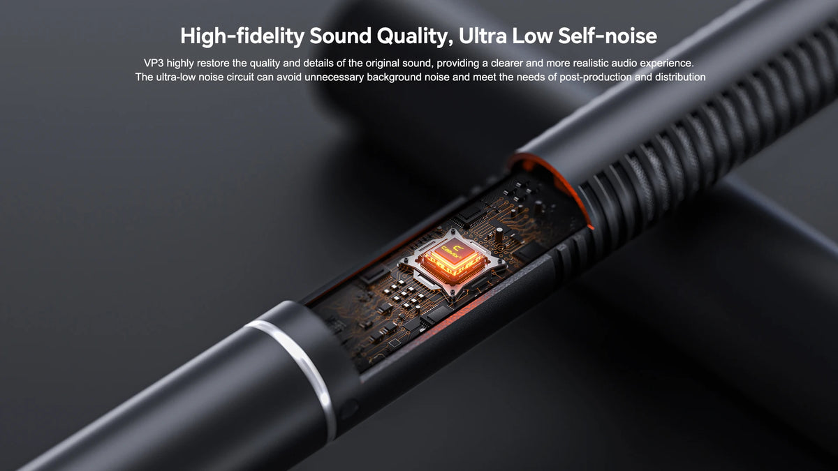 Professional XLR Shotgun Microphone for Video Recording
