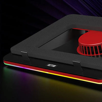Ergonomic Notebook Cooling Stand with High Speed 5000RPM Fan