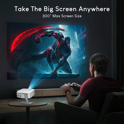 1080P Home Cinema Projector Electric Focus Bluetooth 5.2