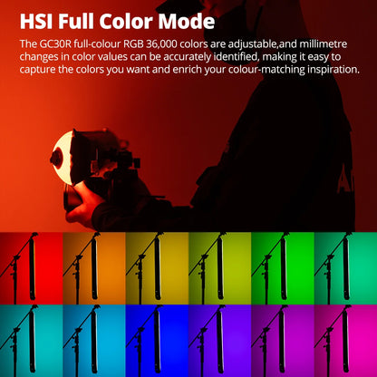 30W RGB Inflatable LED Tube Light 2000K-10000K