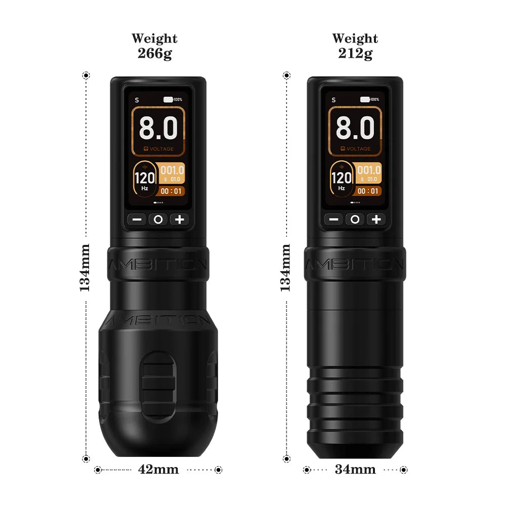 Wireless Tattoo Pen 4.0 and 3.5mm Stroke 2400mAh