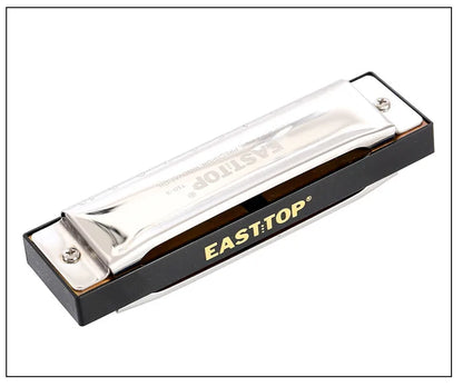 Professional 10-Hole Diatonic Harmonica 12-Key Set with Case