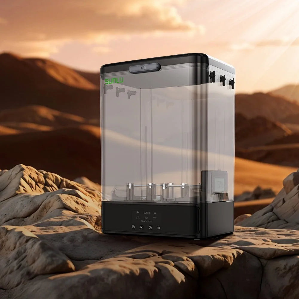 Smart 3D Filament Dryer with Dual Spool Storage