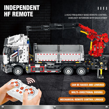 Multifunctional RC Engineering Crane Truck 2178PCS Construction Toy