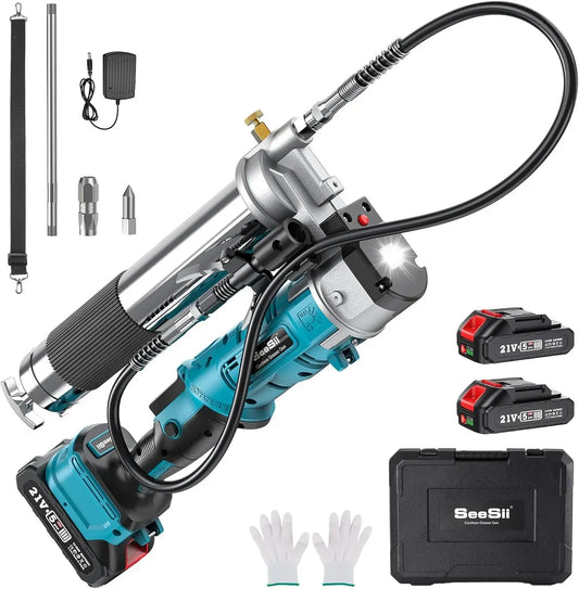 Heavy Duty 12000PSI Cordless Grease Gun 5.3oz per minute