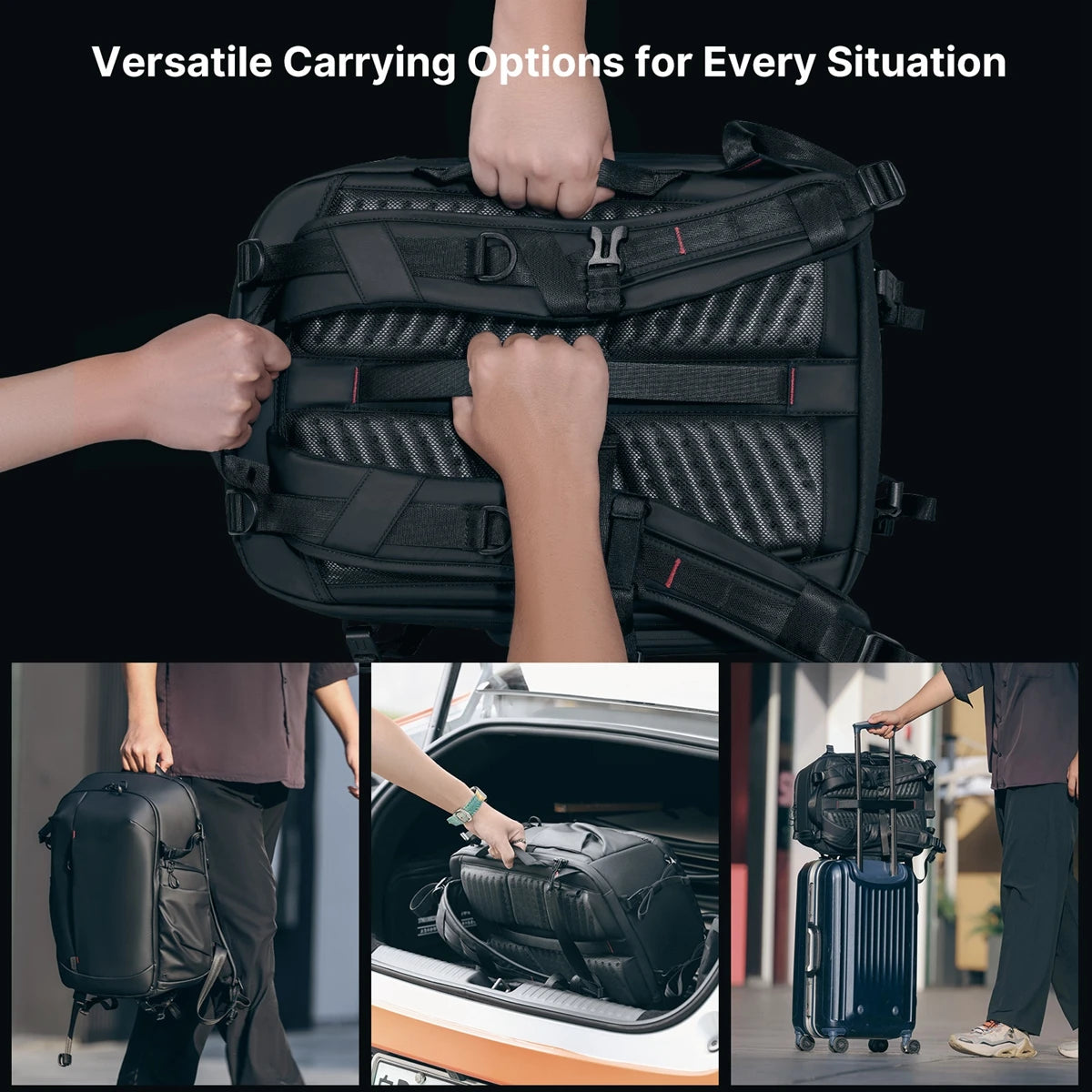 Large Capacity Photography Travel Backpack 22L Waterproof