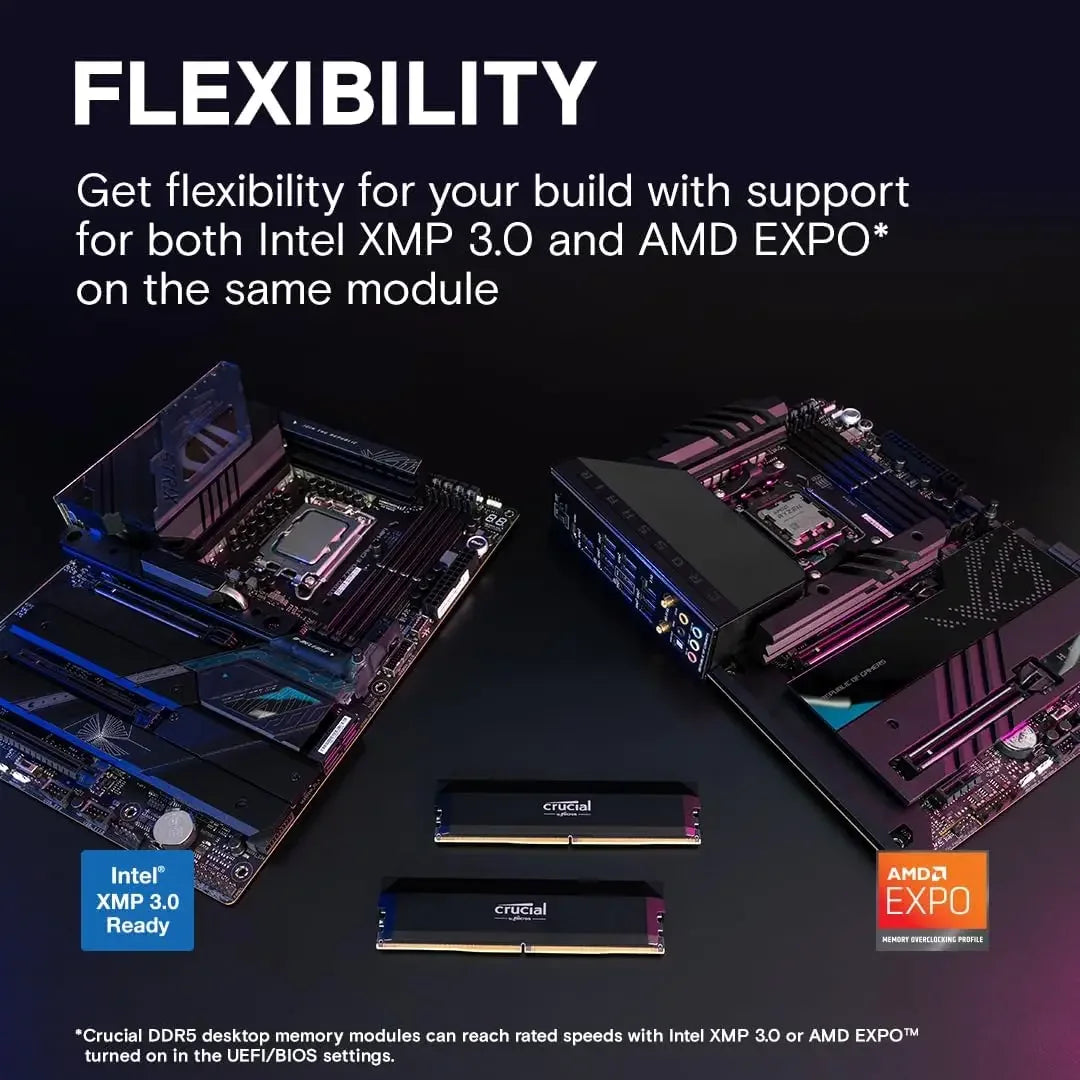 32GB DDR5 RAM Kit 6000MHz for Gaming PCs