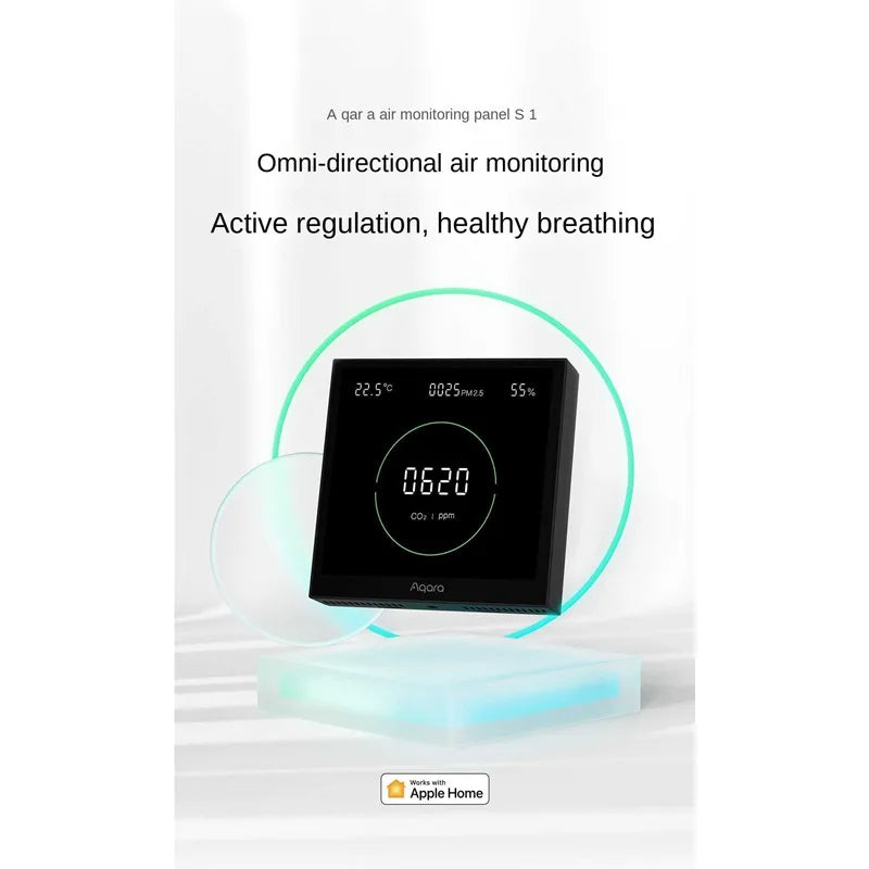 Smart Air Quality Monitor with CO2 and PM2.5 Sensors