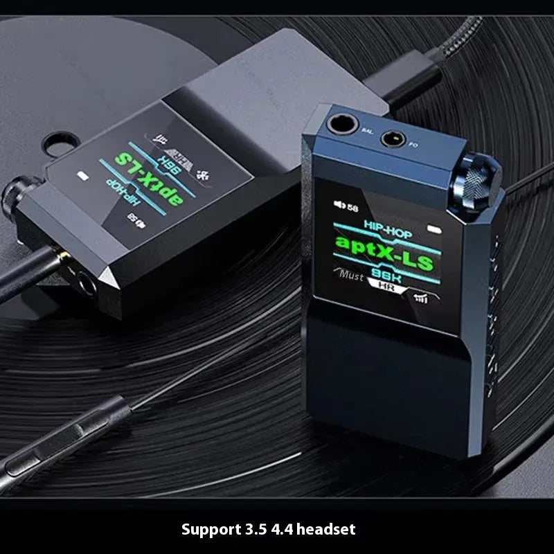 Blue Portable Bluetooth HiFi DAC Headphone Amplifier