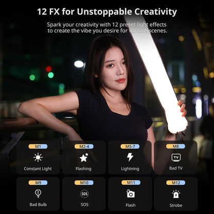 20W Portable Foldable Air Tube Light for Live Streaming
