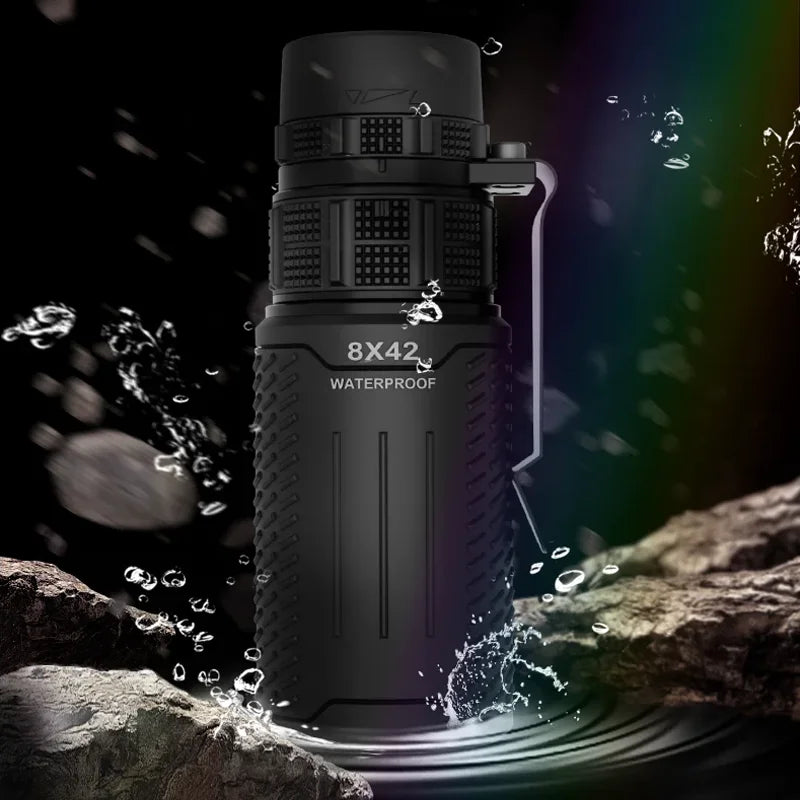 Compact 8x42 Monocular with Clear Optics for Outdoor Adventures