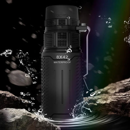 Compact 8x42 Monocular with Clear Optics for Outdoor Adventures