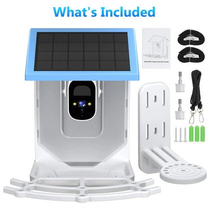 Solar Wi-Fi Bird Feeder with Night Vision IP66