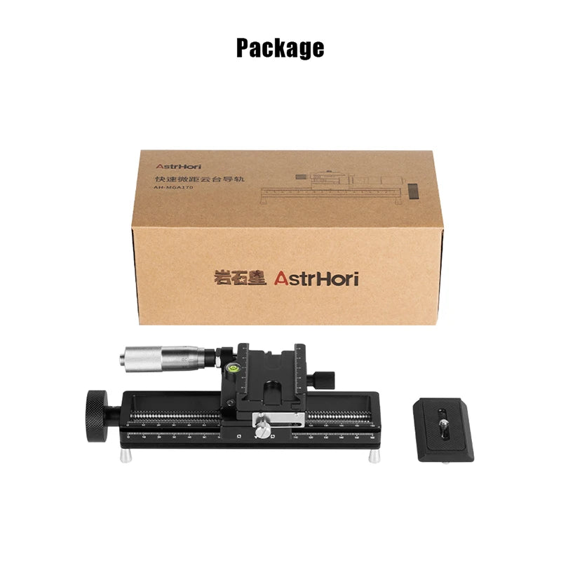 Adjustable Camera Rail Slider Desktop Macro Photography
