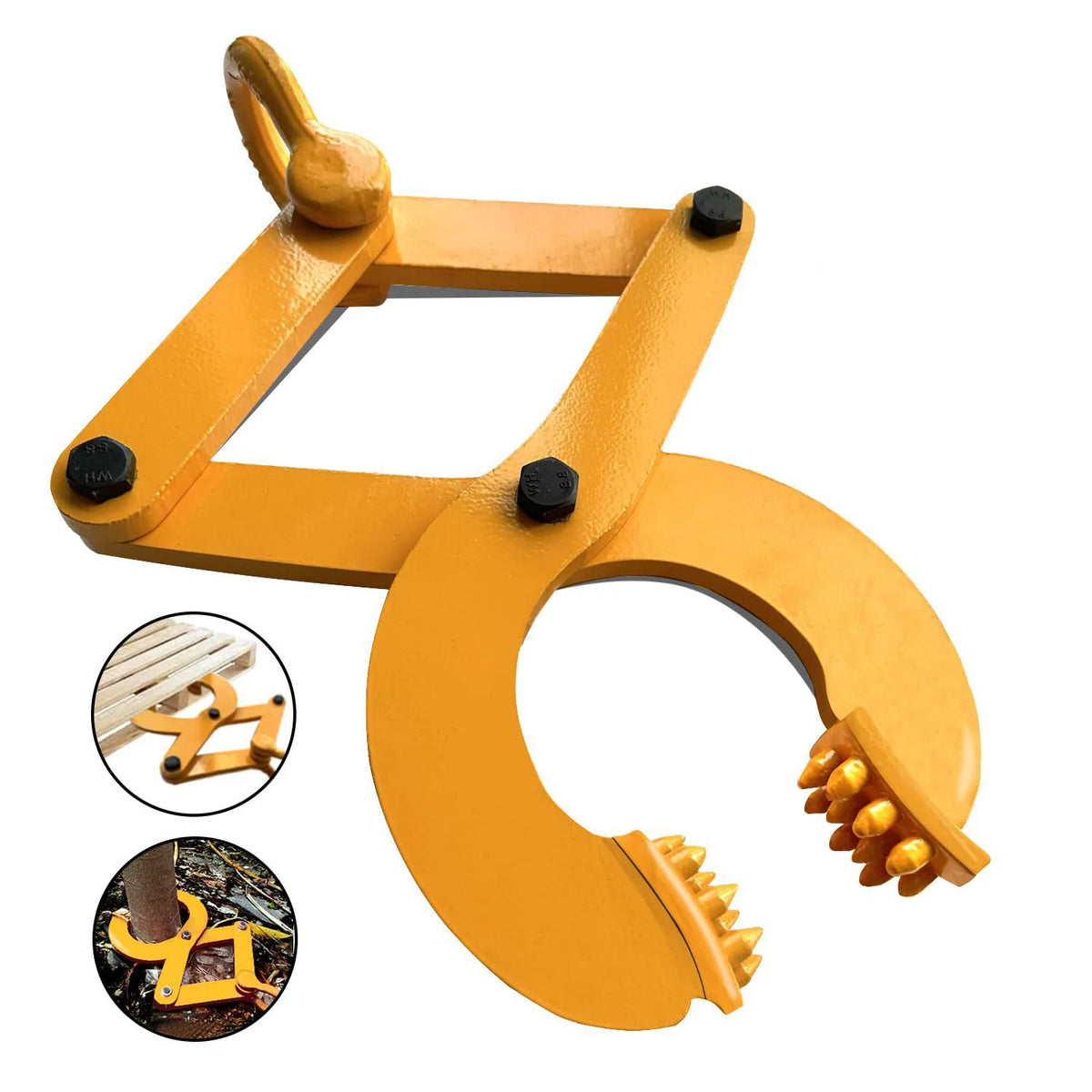1T Steel Pallet Grabber Puller Clamp Tool