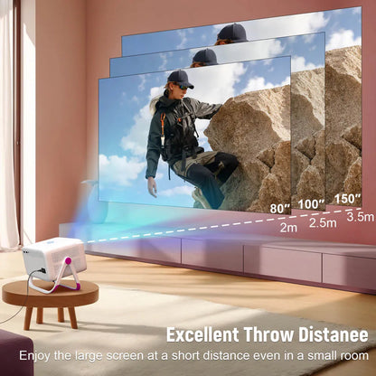 4K Ready Android Smart Projector with Auto Focus
