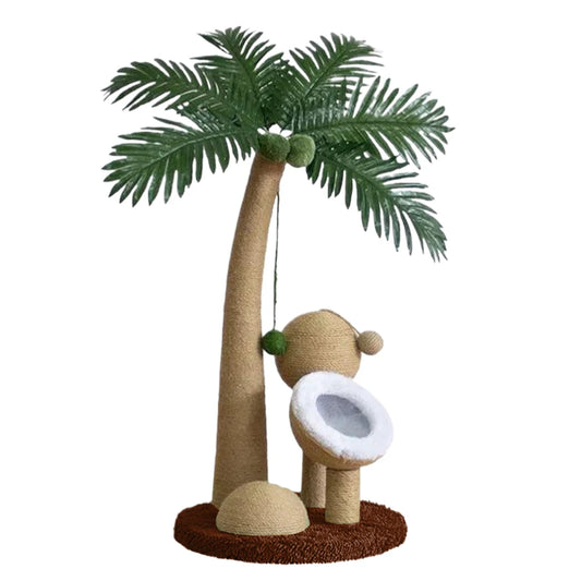 Coconut Tree Pole Cat Scratcher for Small Cats