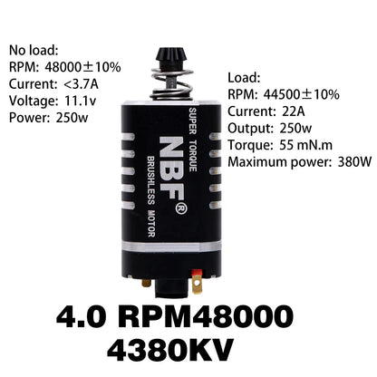 Short Axis 48000RPM Brushless AEG Motor V2