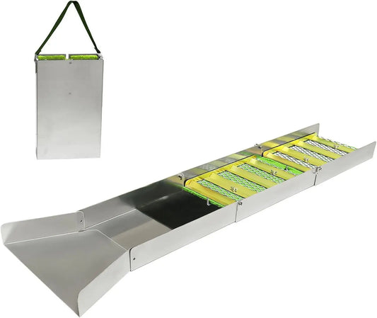 Portable Aluminium Gold Sluice Box 50in