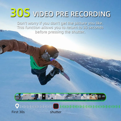 Waterproof 5.3K Sports Action Camera 64GB