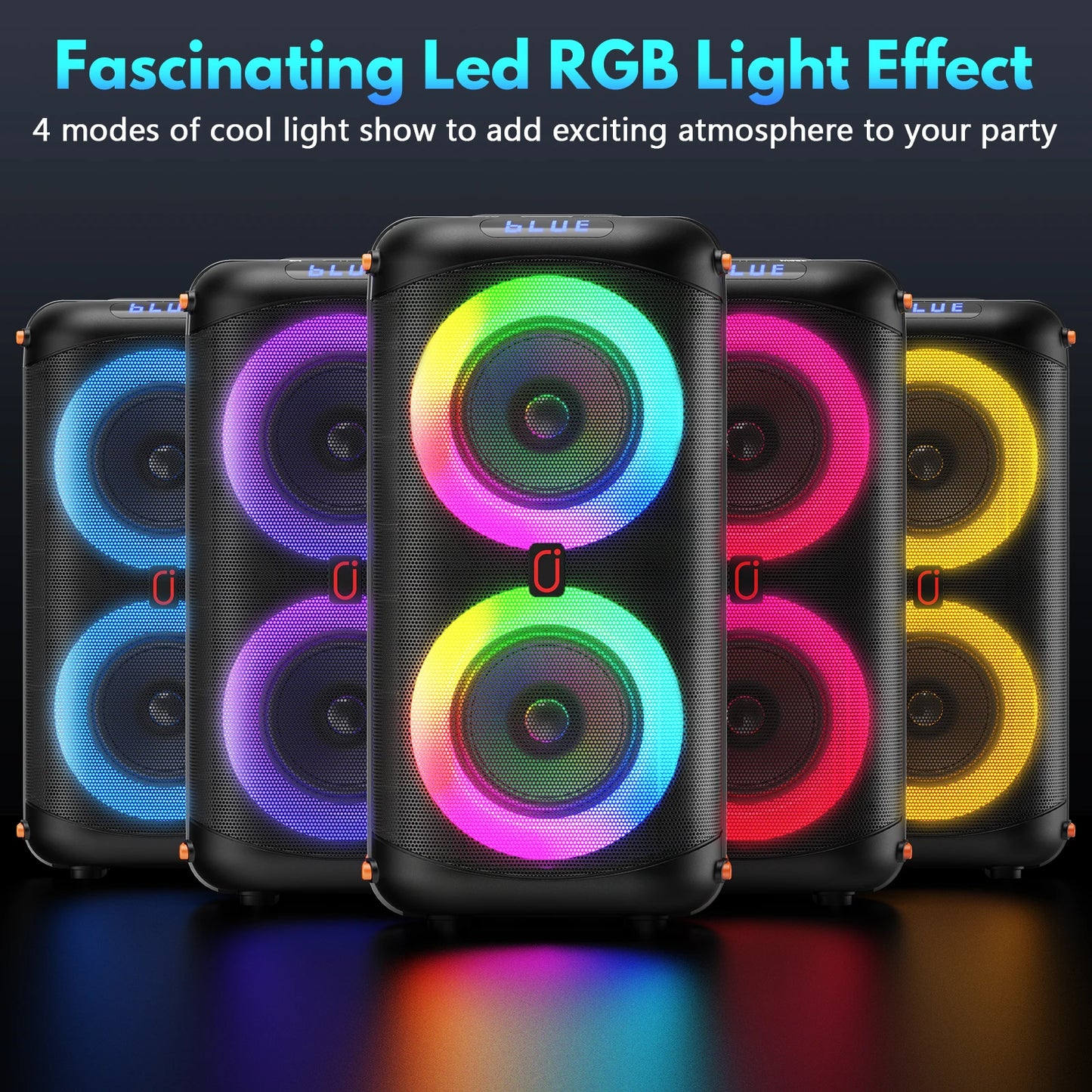 T27 Bluetooth Karaoke Speaker for Home Parties & Events
